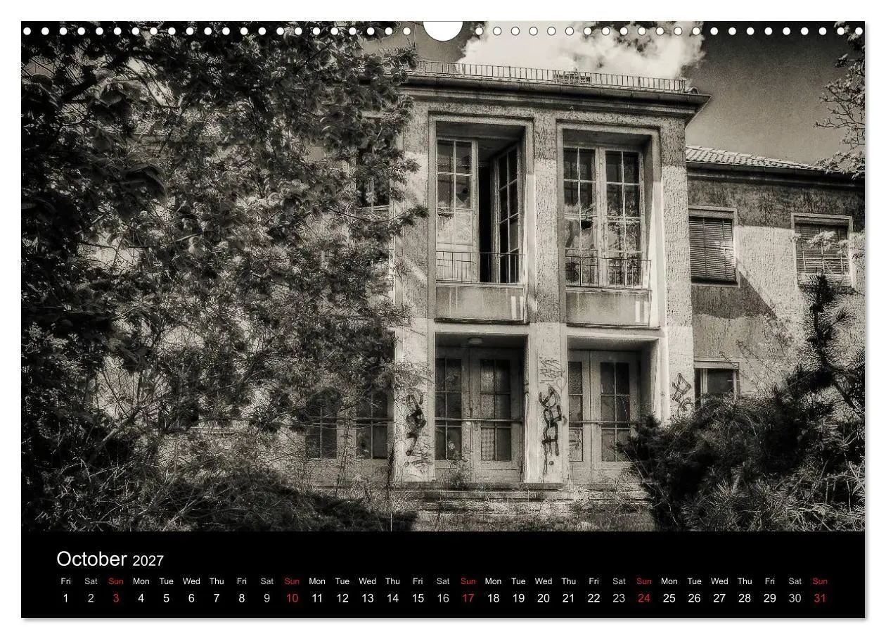 Bild: 9783569930339 | Abandoned Places Haunted Houses (Wall Calendar 2027 DIN A3...