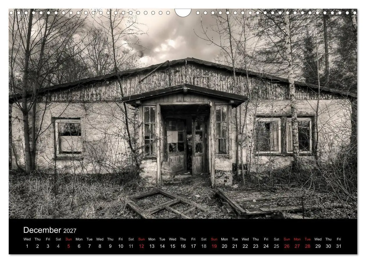 Bild: 9783569930339 | Abandoned Places Haunted Houses (Wall Calendar 2027 DIN A3...