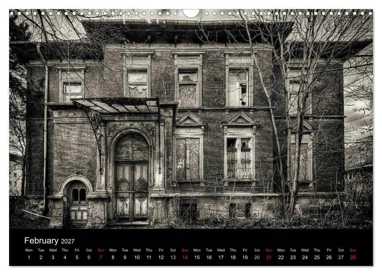 Bild: 9783569930339 | Abandoned Places Haunted Houses (Wall Calendar 2027 DIN A3...