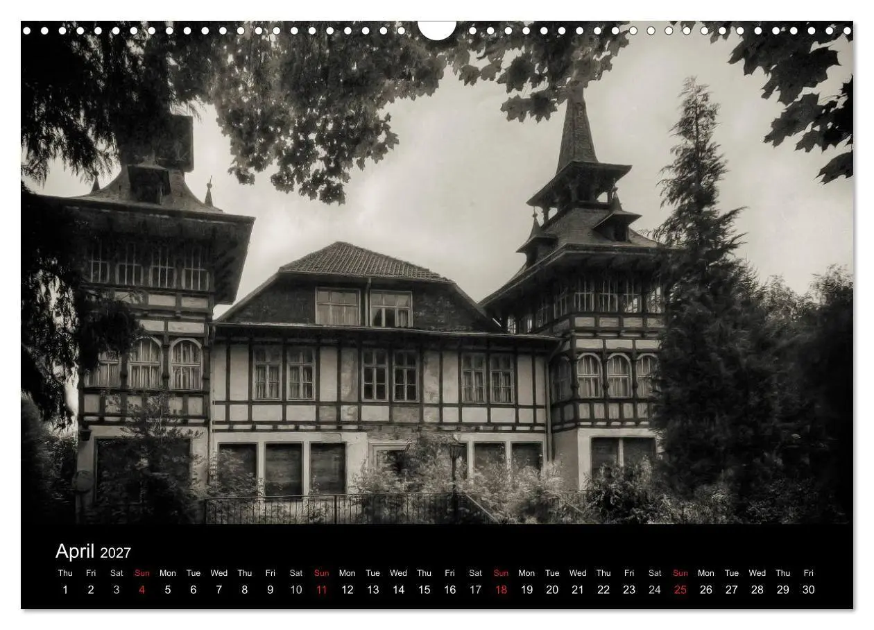 Bild: 9783569930339 | Abandoned Places Haunted Houses (Wall Calendar 2027 DIN A3...