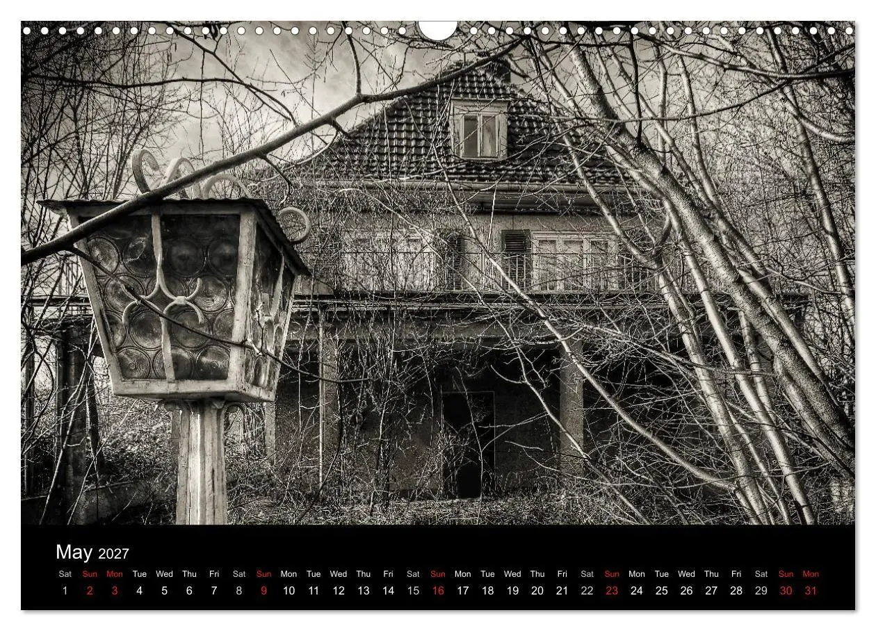 Bild: 9783569930339 | Abandoned Places Haunted Houses (Wall Calendar 2027 DIN A3...