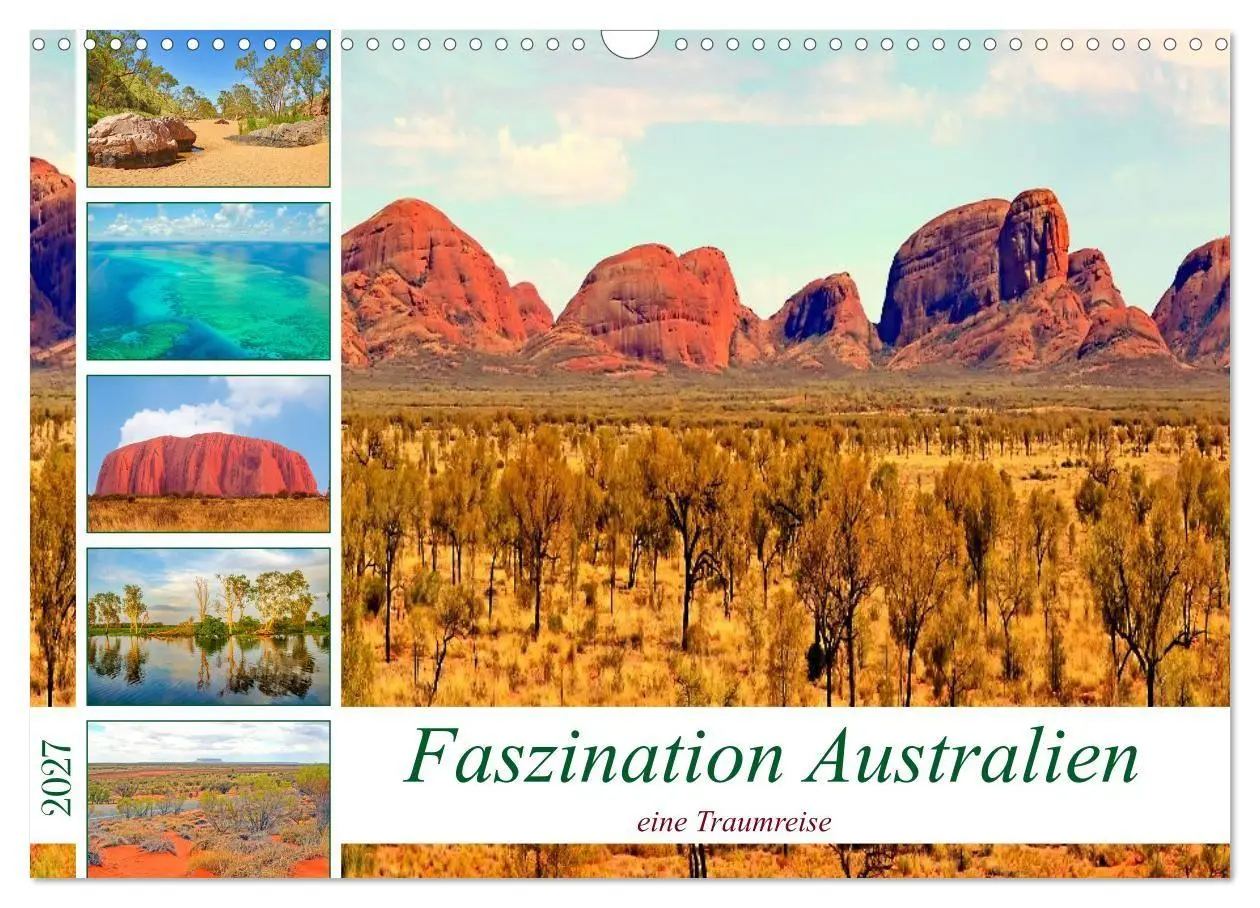 Cover: 9783594370339 | Faszination Australien - eine Traumreise (Wandkalender 2027 DIN A3...