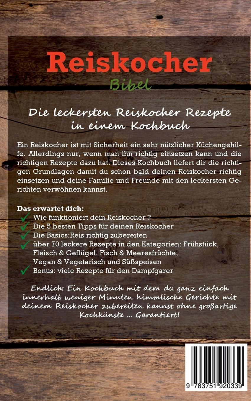 Rückseite: 9783751920339 | Die Reiskocher Bibel | Lutz Fingerhut | Taschenbuch | 128 S. | Deutsch