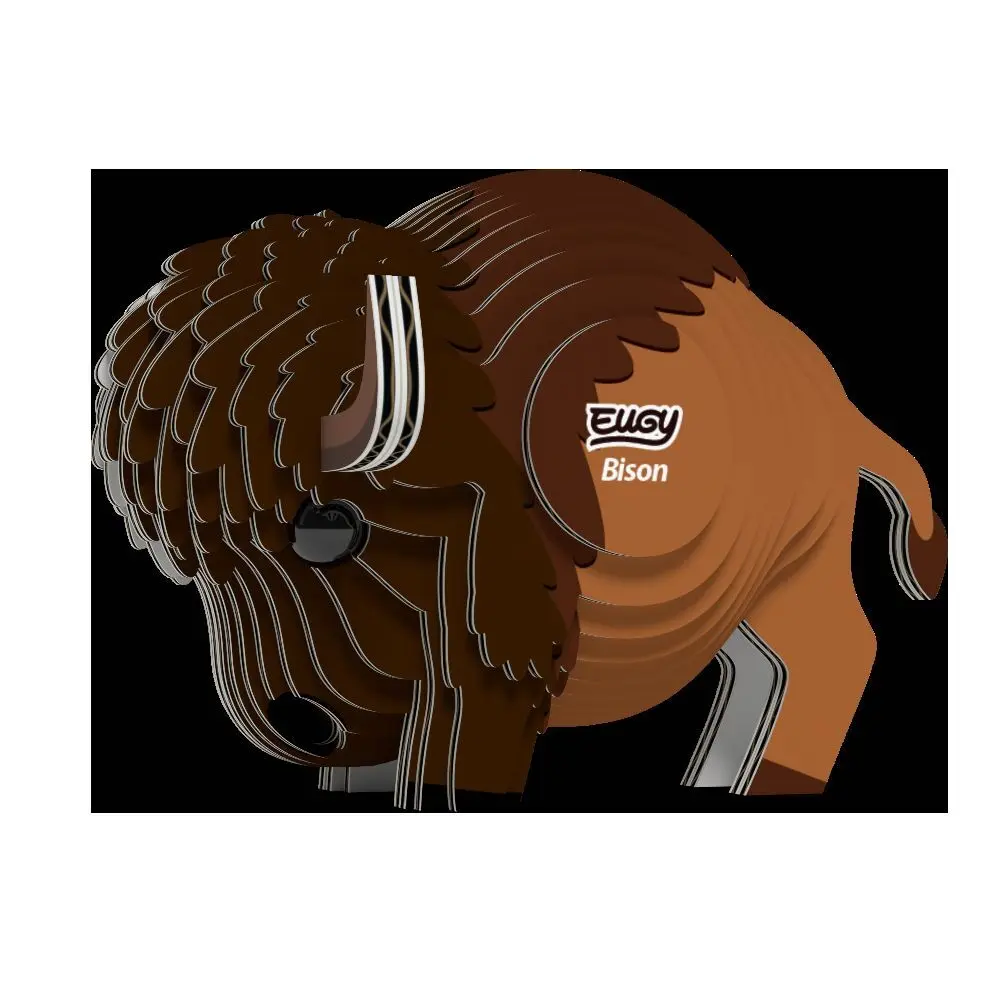 Bild: 9421035150439 | EUGY - 3D Bastelset Bison | Kit (Bastelset) | In Karton | 650045