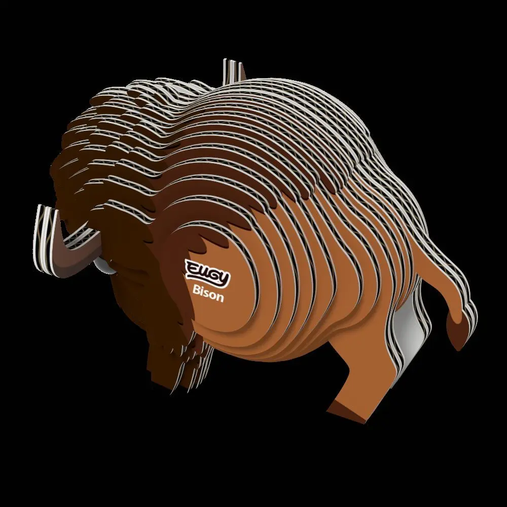 Bild: 9421035150439 | EUGY - 3D Bastelset Bison | Kit (Bastelset) | In Karton | 650045