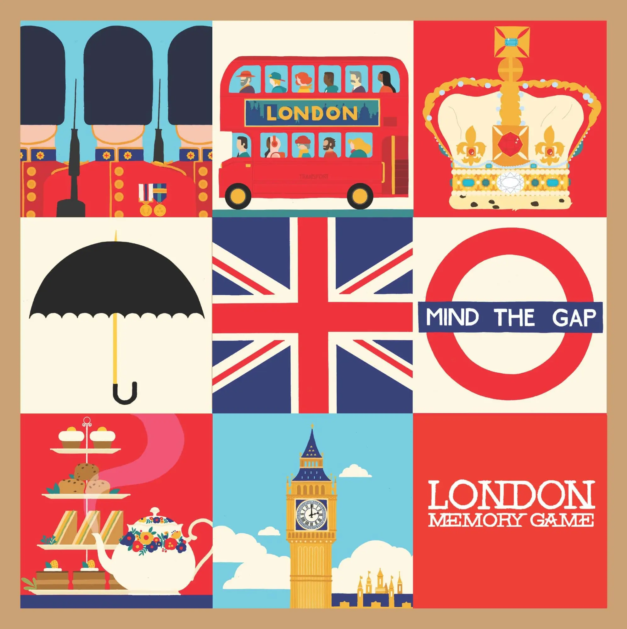 Cover: 9781623260439 | London Memory Game | Spiel | Englisch | 2016 | Ammo Books