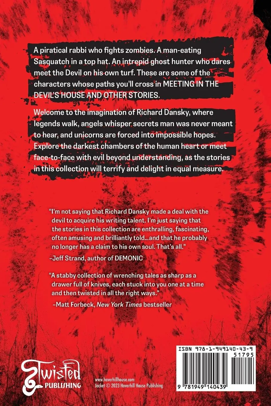 Rückseite: 9781949140439 | A Meeting In The Devil's House | Richard Dansky | Taschenbuch | 2023