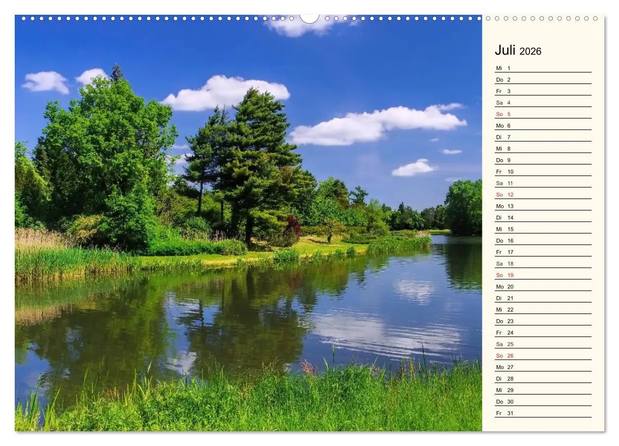 Bild: 9783457980439 | Spaziergang durch den Wörlitzer Park (Wandkalender 2026 DIN A2...