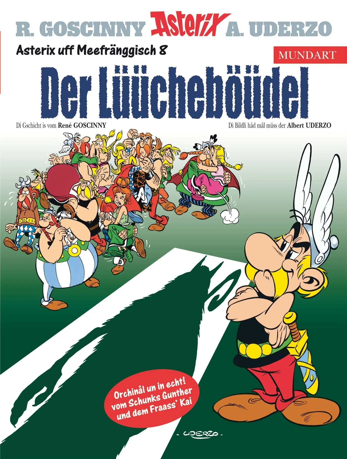 Cover: 9783770410439 | Asterix Mundart Meefränggisch VIII | Der Lüücheböüdel | Uderzo (u. a.)
