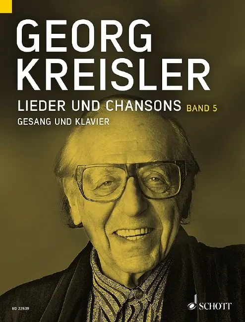 Cover: 9783795710439 | Lieder und Chansons | Band 5. Gesang und Klavier. | Georg Kreisler