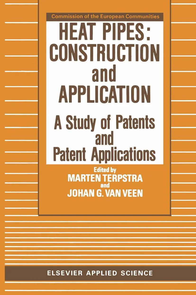 Cover: 9789401080439 | Heat Pipes: Construction and Application | J. G. van Veen (u. a.)
