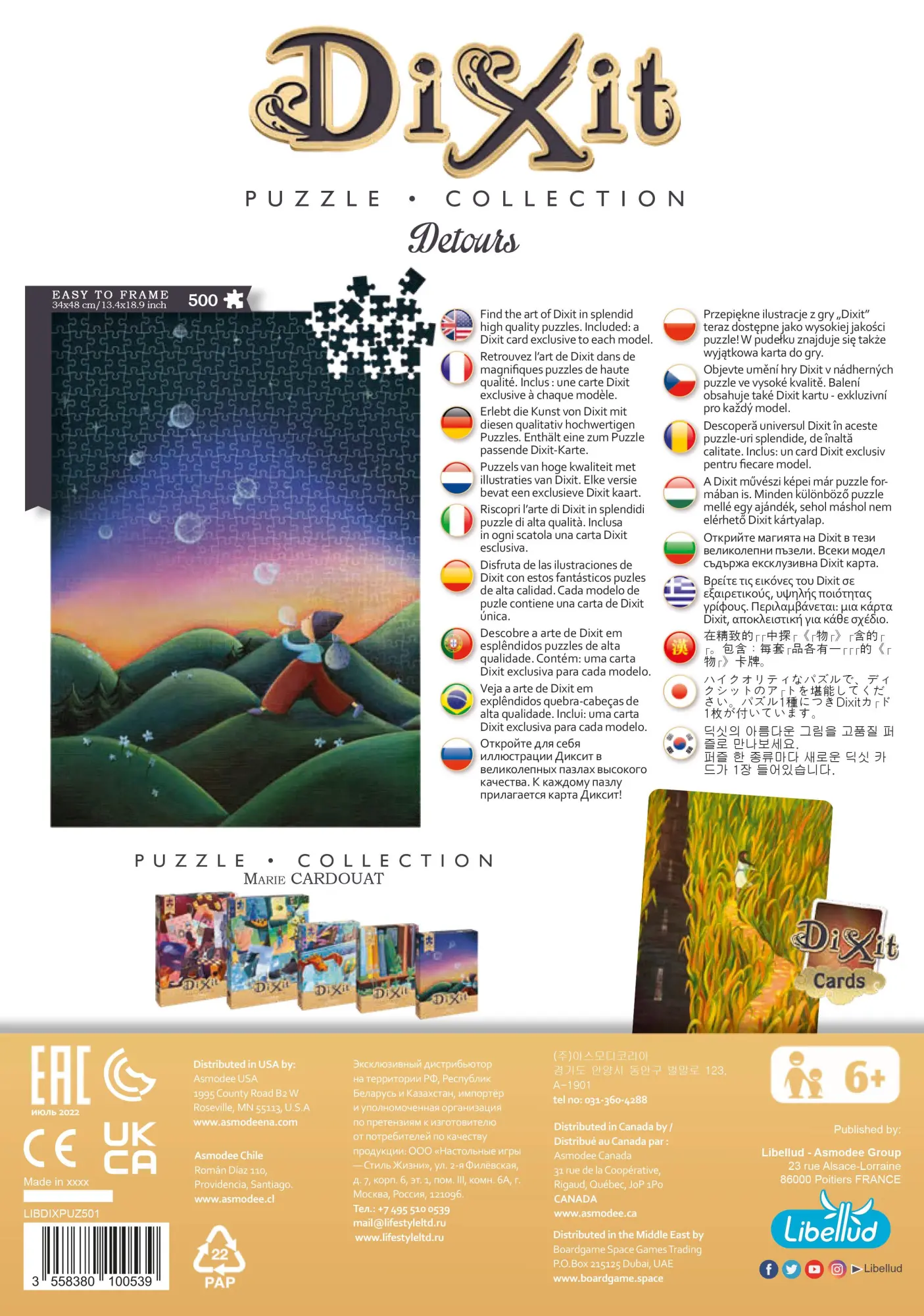 Bild: 3558380100539 | Dixit Puzzle-Collection Detours | Libellud | Spiel | LIBD1000 | 2022