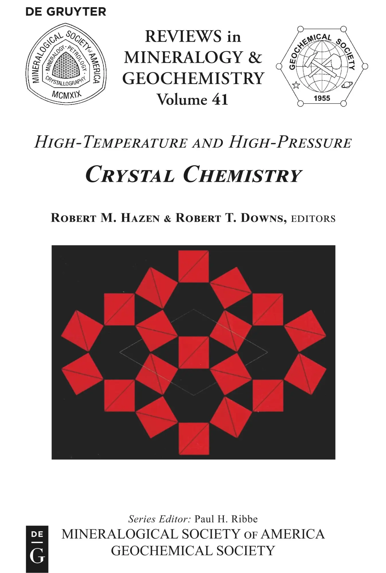 Cover: 9780939950539 | High-Temperature and High Pressure Crystal Chemistry | Downs (u. a.)