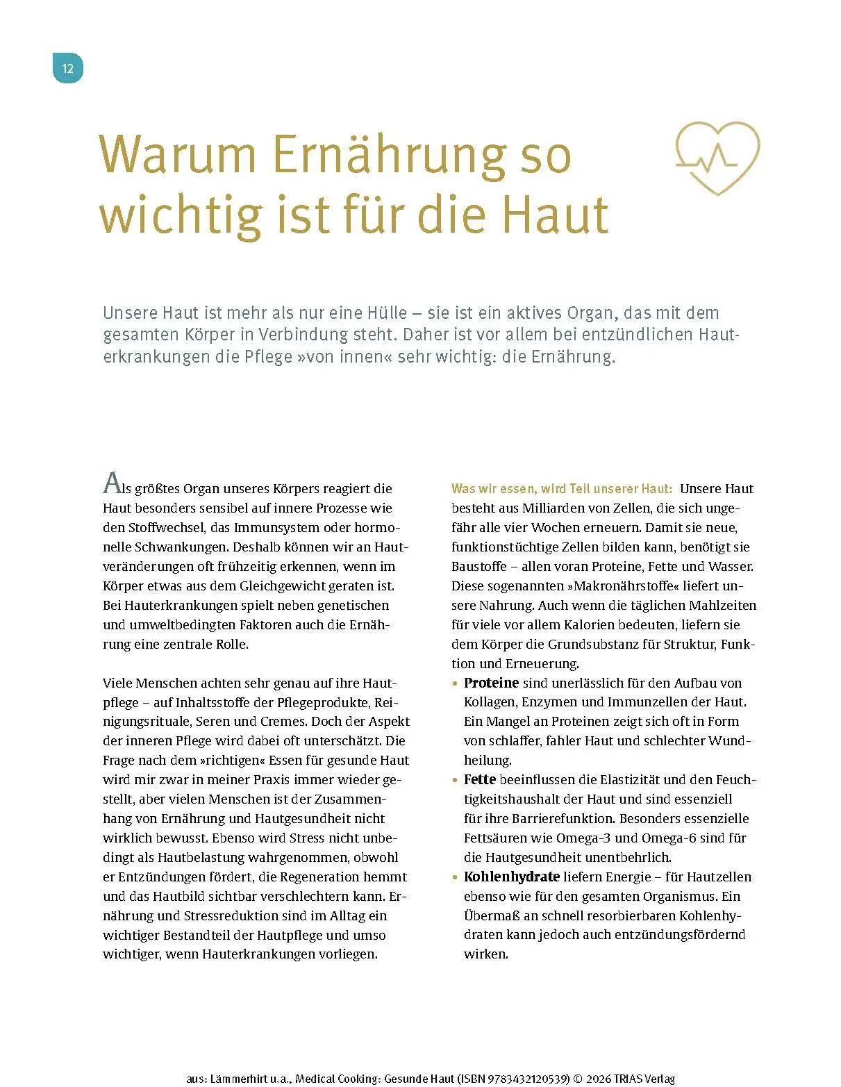 Bild: 9783432120539 | Medical Cooking: Gesunde Haut | Julia Lämmerhirt (u. a.) | Buch | 2026