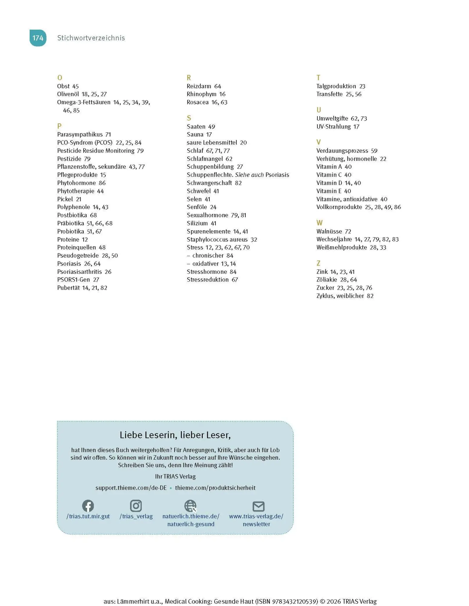 Bild: 9783432120539 | Medical Cooking: Gesunde Haut | Julia Lämmerhirt (u. a.) | Buch | 2026
