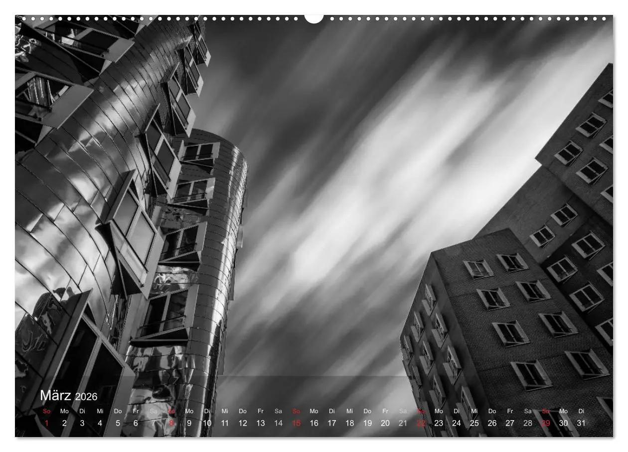 Bild: 9783516060539 | Düsseldorf Ansichten in Schwarz-Weiß (Wandkalender 2026 DIN A2...