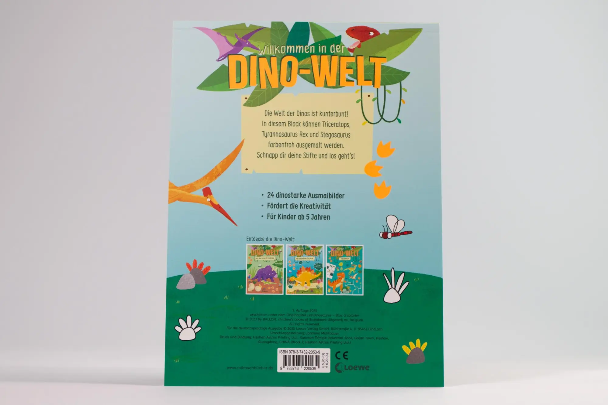 Bild: 9783743220539 | Meine Dino-Welt - Malblock | Taschenbuch | 48 S. | Deutsch | 2025