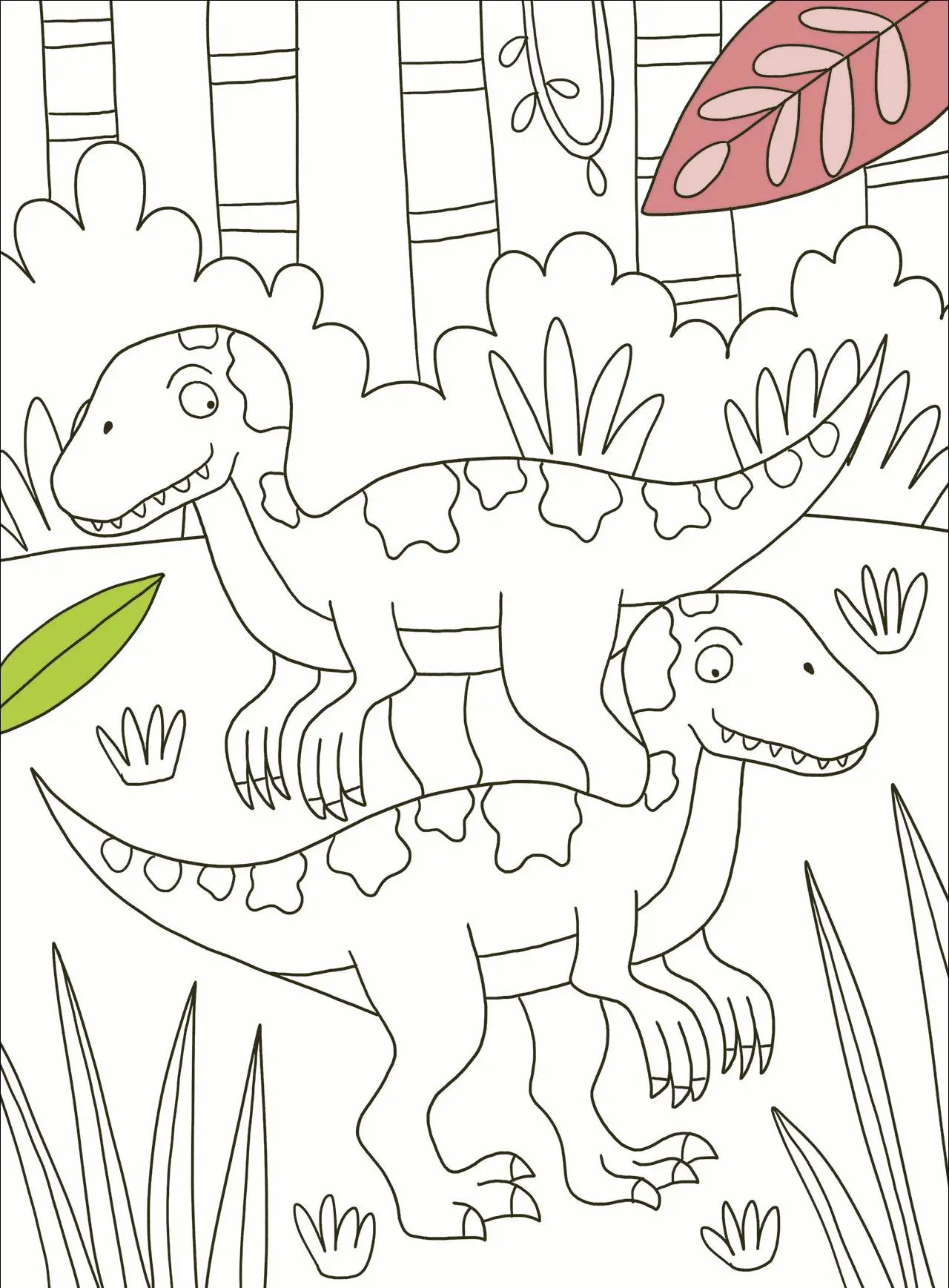 Bild: 9783743220539 | Meine Dino-Welt - Malblock | Taschenbuch | 48 S. | Deutsch | 2025