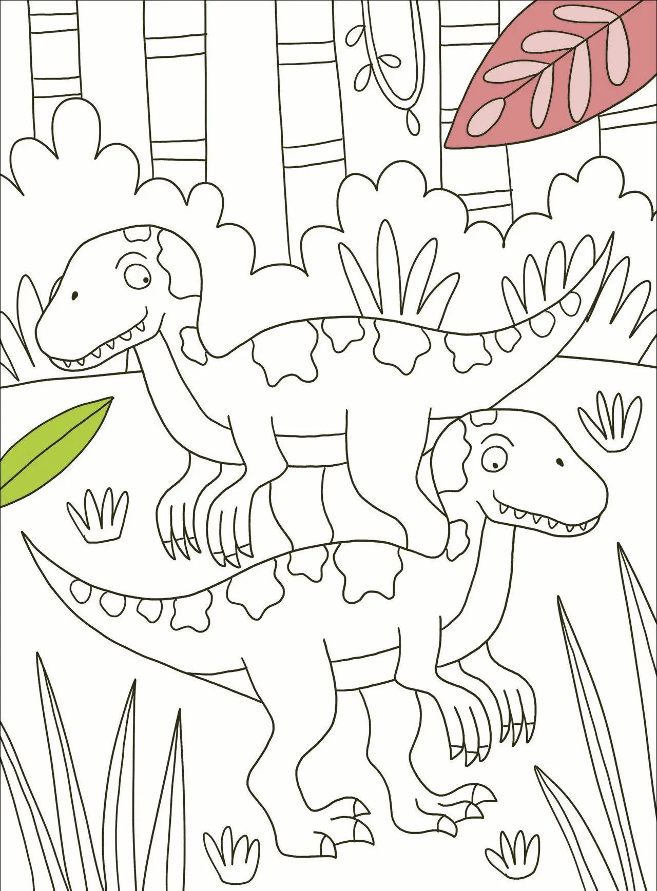 Bild: 9783743220539 | Meine Dino-Welt - Malblock | Taschenbuch | Meine Dino-Welt | 48 S.
