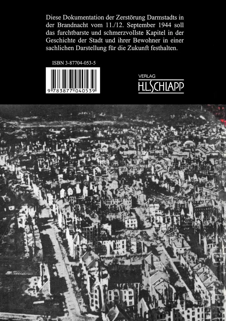 Rückseite: 9783877040539 | Die Brandnacht | Klaus Schmidt | Taschenbuch | 264 S. | Deutsch | 2003