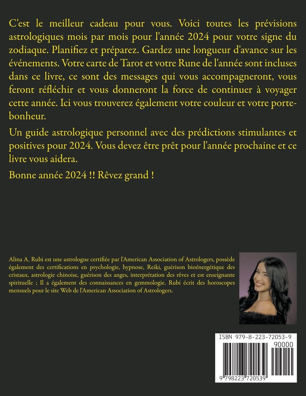 Rückseite: 9798223720539 | Taureau Oroscope 2024 | Rubi Astrólogas | Taschenbuch | Französisch