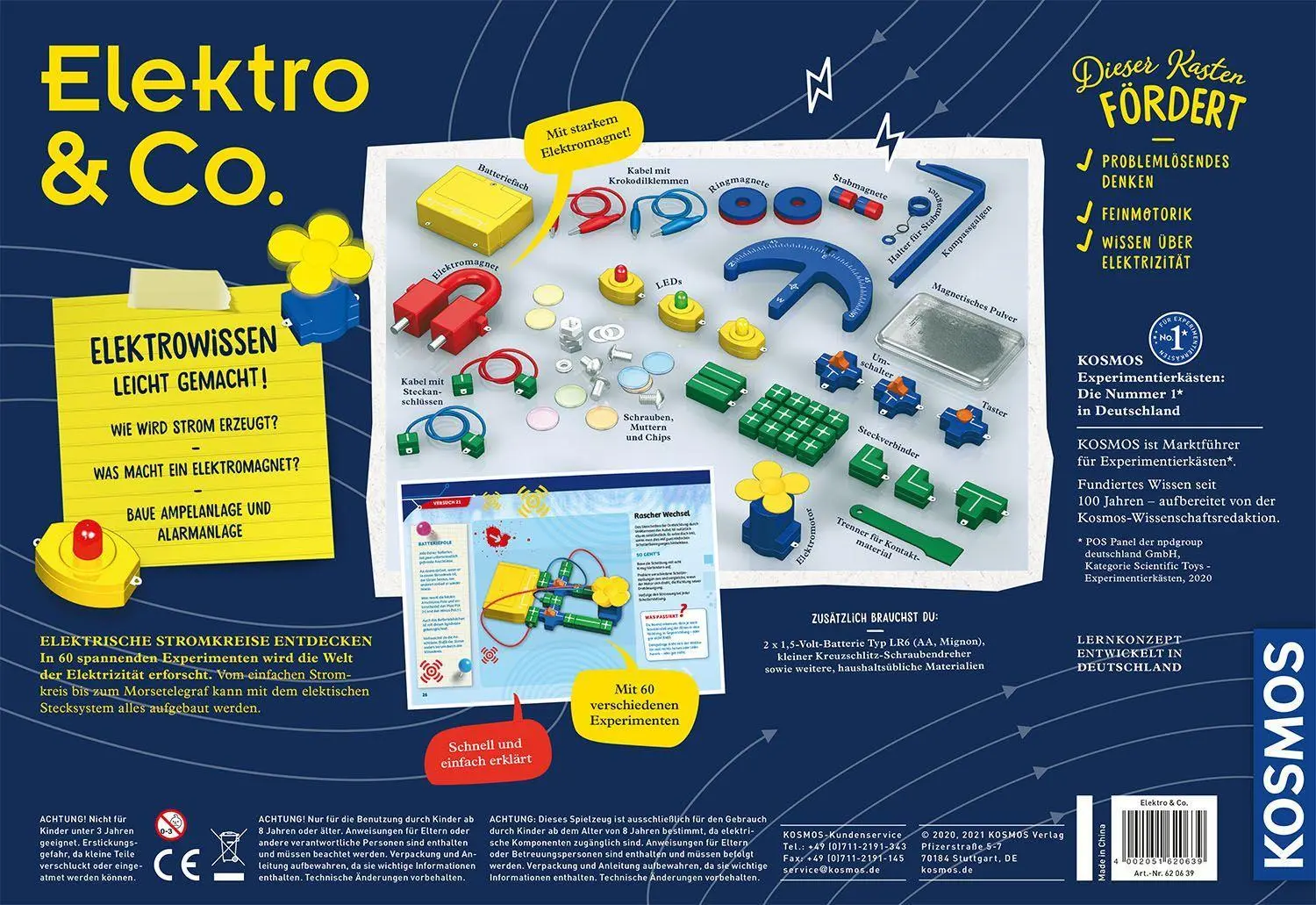 Bild: 4002051620639 | Elektro &amp; Co. | Experimentierkasten | Spiel | Brettspiel | 620639