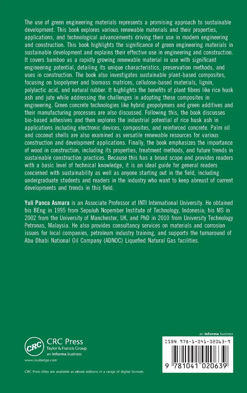 Rückseite: 9781041020639 | Green Engineering Materials | Yuli Panca Asmara | Buch | Englisch