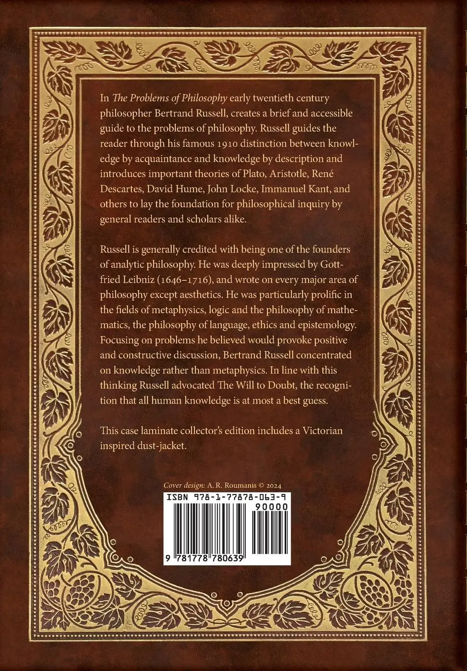 Rückseite: 9781778780639 | The Problems of Philosophy (Royal Collector's Edition) (Case...