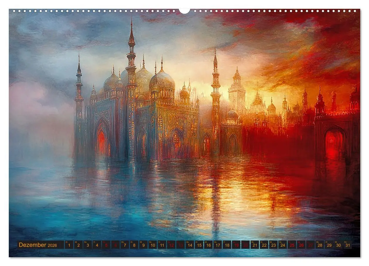 Bild: 9783457340639 | Visionen aus 1001 Nacht (Wandkalender 2026 DIN A2 quer), CALVENDO...