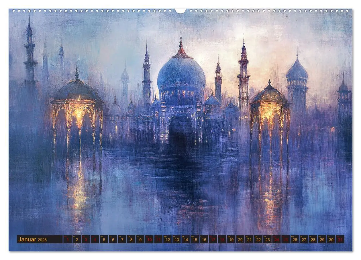 Bild: 9783457340639 | Visionen aus 1001 Nacht (Wandkalender 2026 DIN A2 quer), CALVENDO...