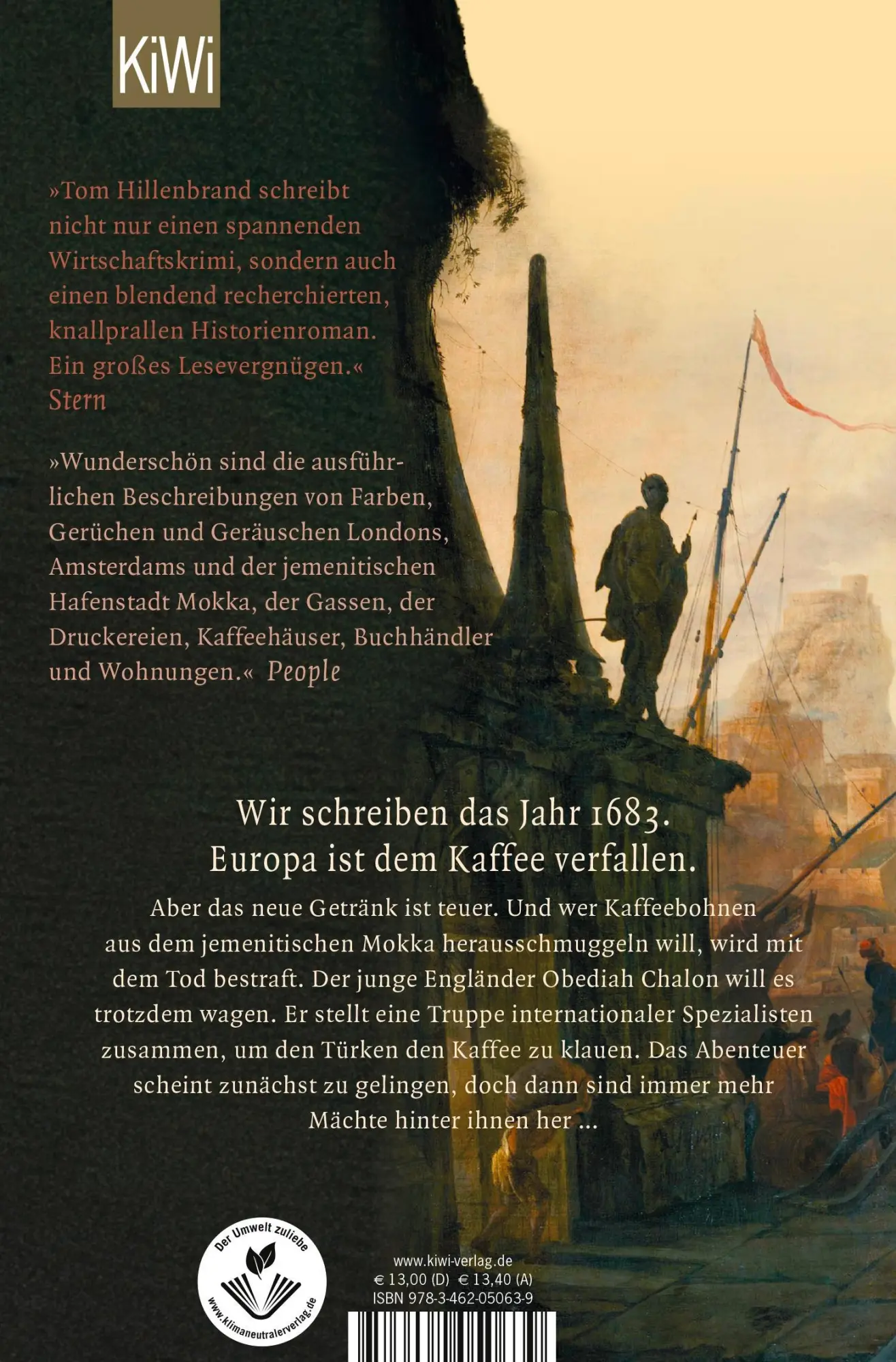 Rückseite: 9783462050639 | Der Kaffeedieb | Tom Hillenbrand | Taschenbuch | 471 S. | Deutsch