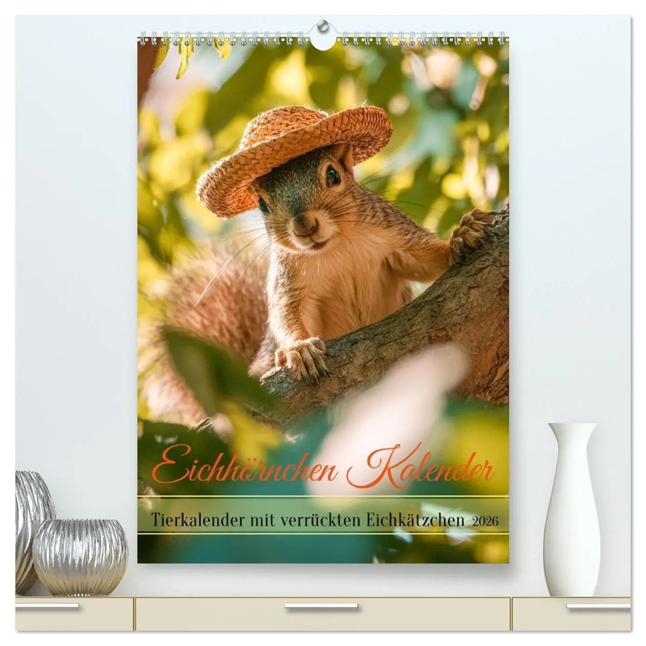Cover: 9783516670639 | Eichhörnchen Kalender - Tierkalender mit verrückten Eichkätzchen...