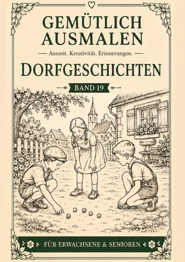 Cover: 9783565560639 | Gemütlich ausmalen - Dorfgeschichten | Frau Guhl | Taschenbuch