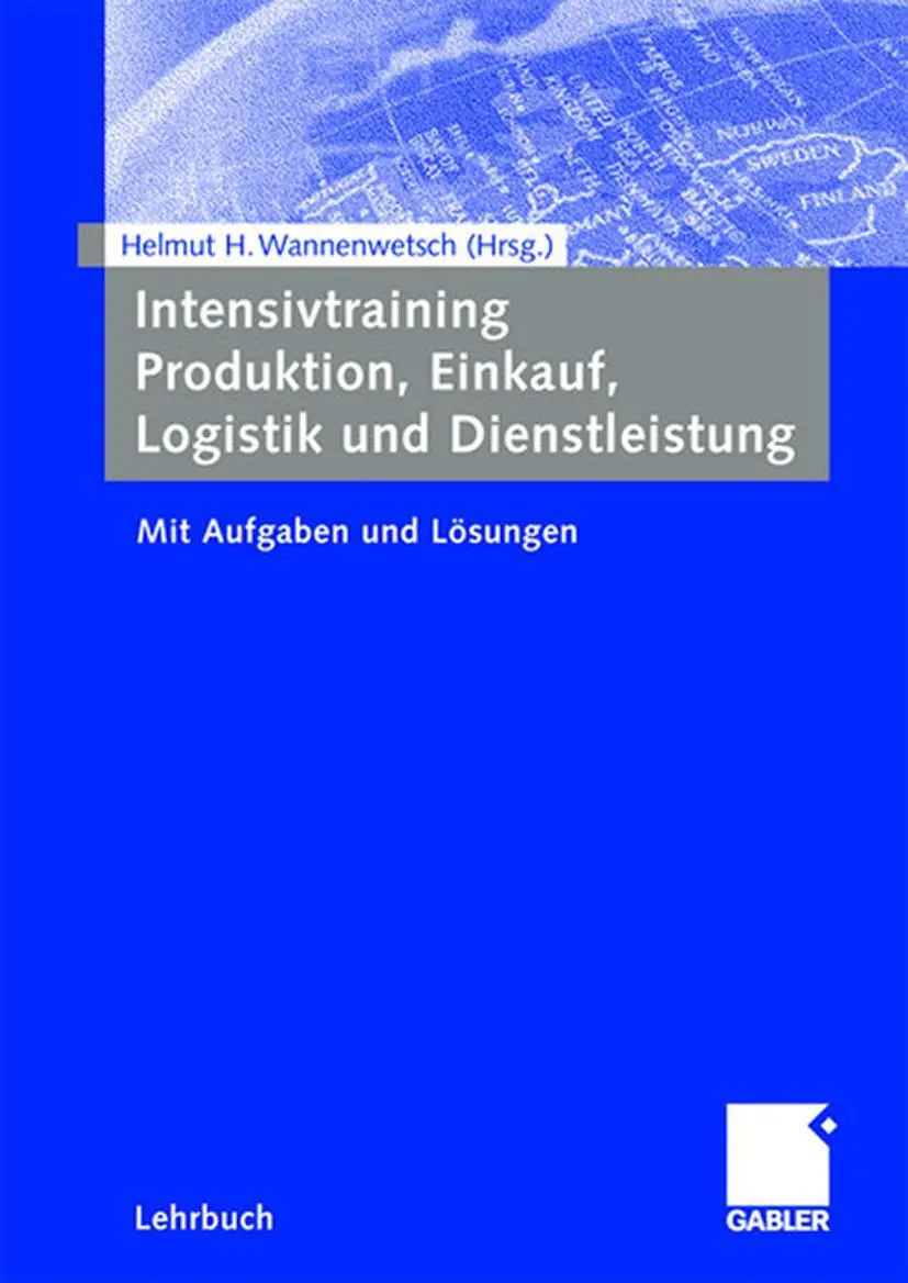 Cover: 9783834910639 | Intensivtraining Produktion, Einkauf, Logistik und Dienstleistung | XV