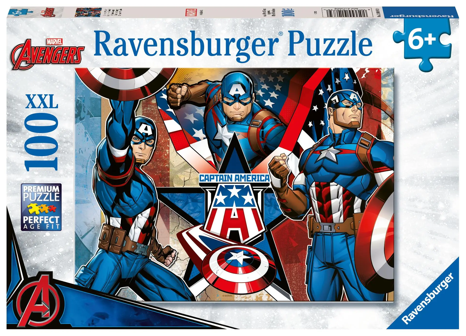 Cover: 4005555010739 | Kinderpuzzle 100 XXL Teile - Marvel Avengers - Der erste Avenger