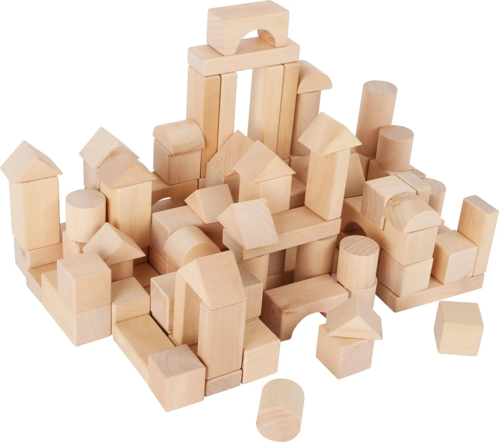 Bild: 4020972070739 | Holzbausteine Natur 100er-Pack im Beutel | Spiel | Brettspiel | 7073
