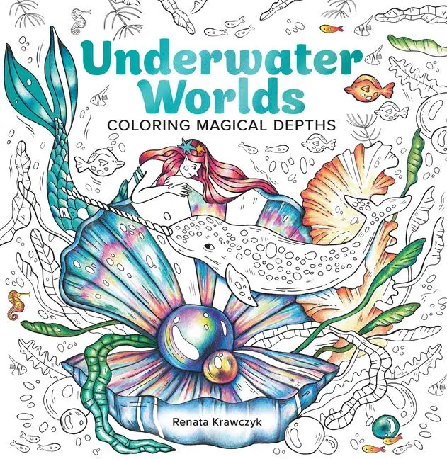 Cover: 9781684620739 | Underwater Worlds | Coloring Magical Depths | Renata Krawczyk | Buch