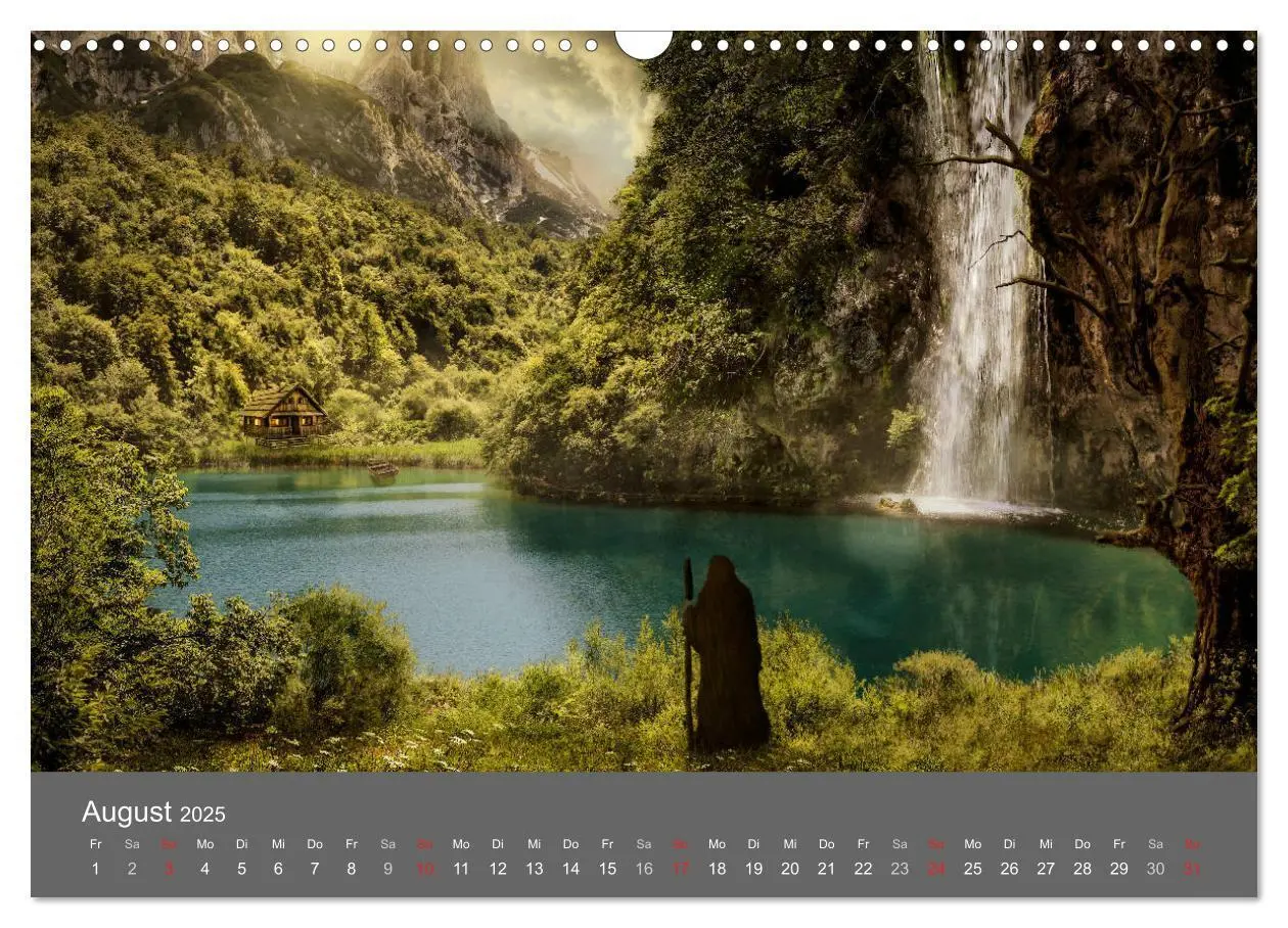 Bild: 9783435620739 | Zwielicht - Fantasylandschaften (Wandkalender 2025 DIN A3 quer),...