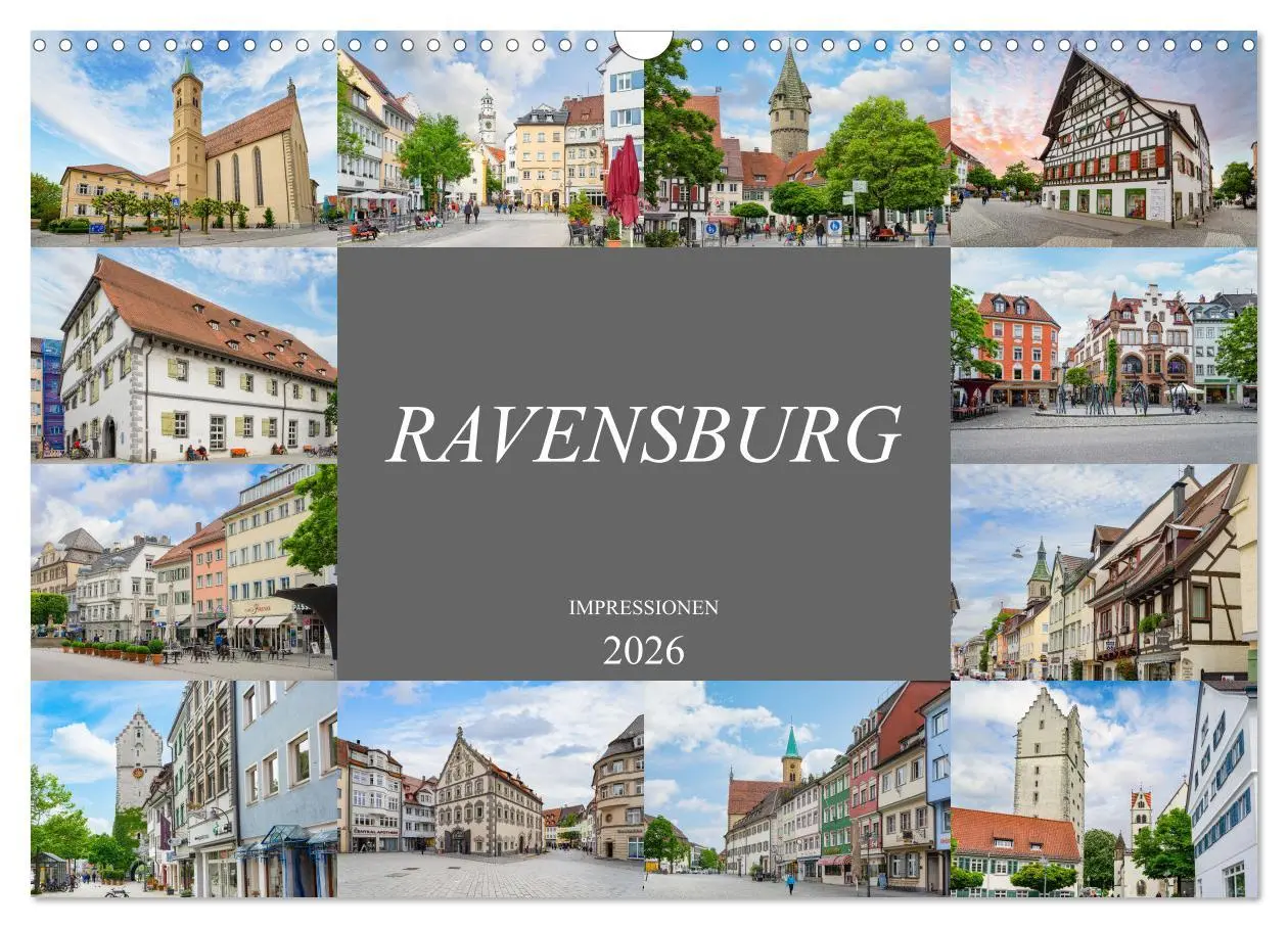 Cover: 9783457640739 | Ravensburg Impressionen (Wandkalender 2026 DIN A3 quer), CALVENDO...