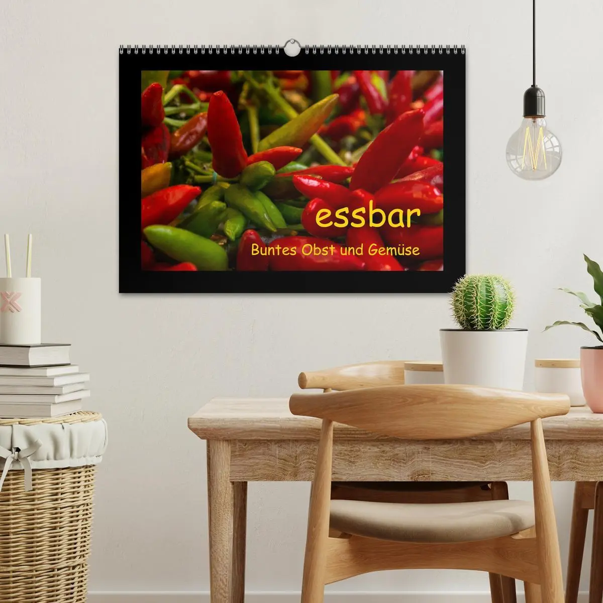 Bild: 9783516110739 | essbar - Buntes Obst und Gemüse (Wandkalender 2026 DIN A3 quer),...