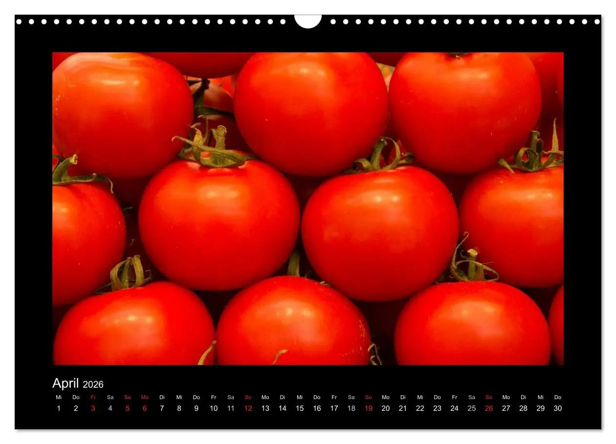 Bild: 9783516110739 | essbar - Buntes Obst und Gemüse (Wandkalender 2026 DIN A3 quer),...