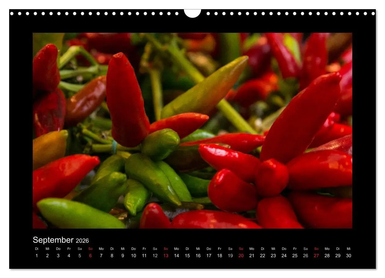 Bild: 9783516110739 | essbar - Buntes Obst und Gemüse (Wandkalender 2026 DIN A3 quer),...
