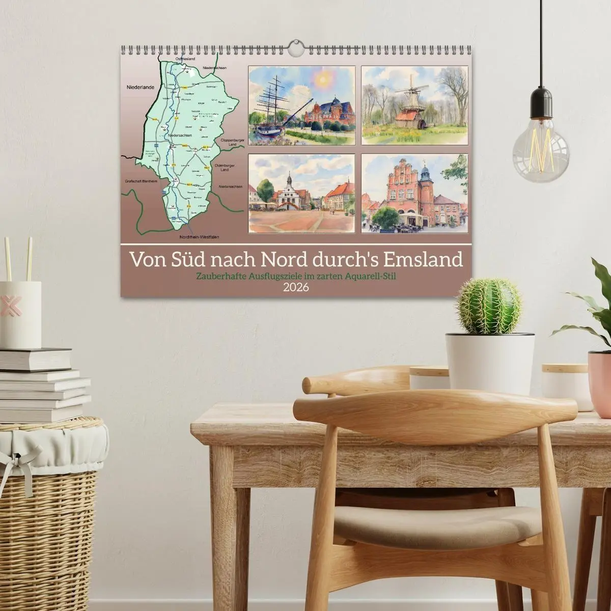 Bild: 9783516730739 | Von Süd nach Nord durch's Emsland (Wandkalender 2026 DIN A3 quer),...