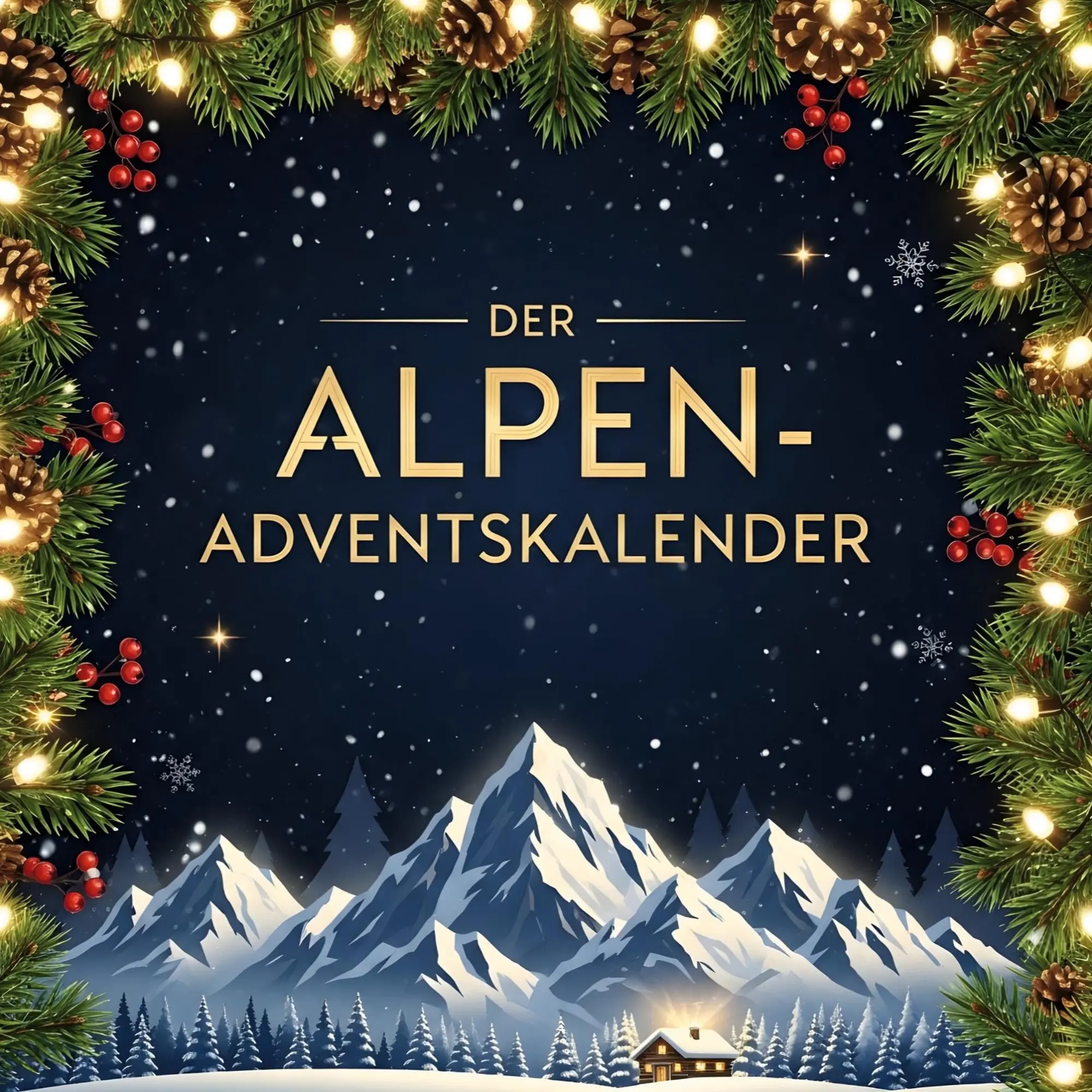 Cover: 9783695310739 | Der Alpen-Adventskalender | Jonas Keller | Taschenbuch | Deutsch