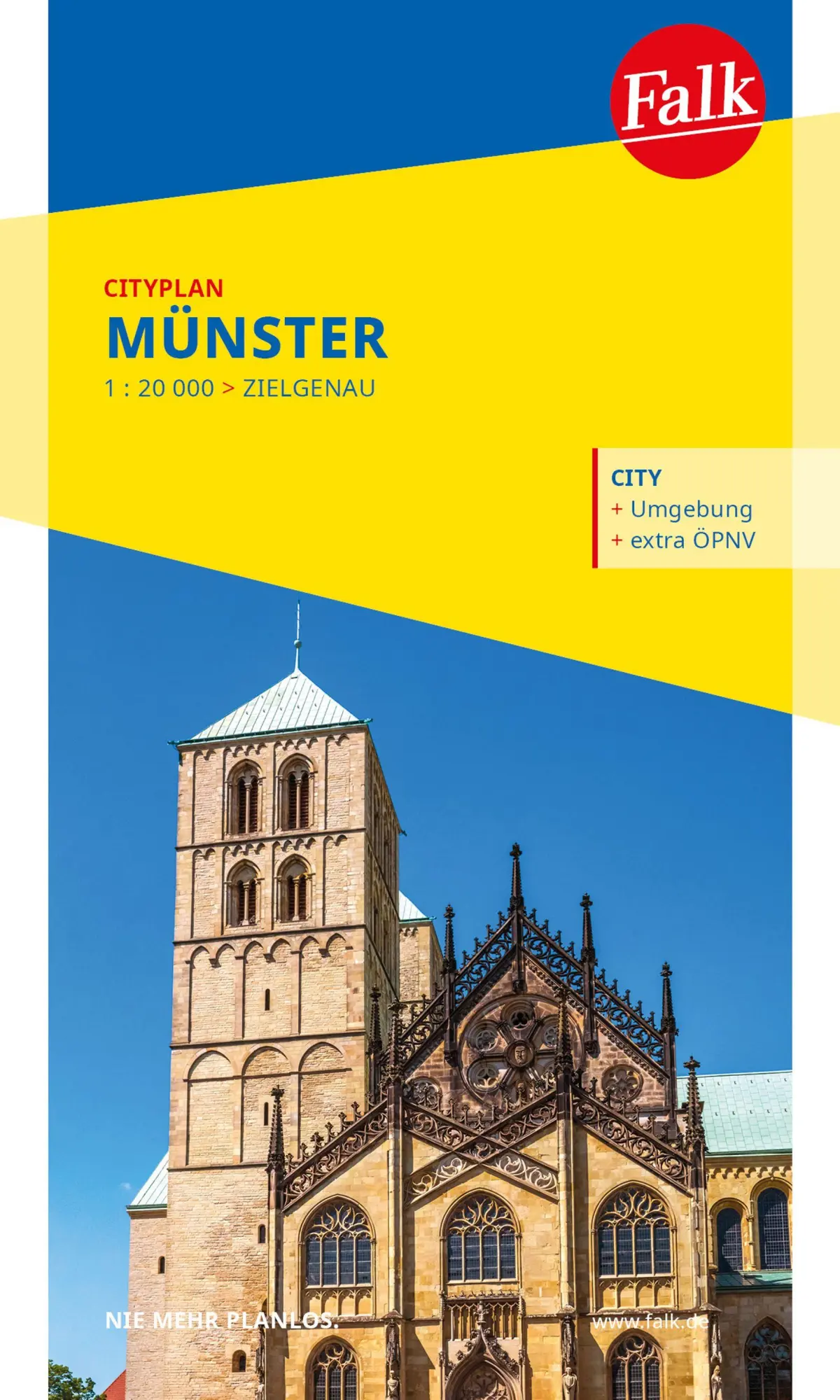 Cover: 9783827900739 | Falk Cityplan Münster 1:20.000 | (Land-)Karte | Falk Citypläne | 2024