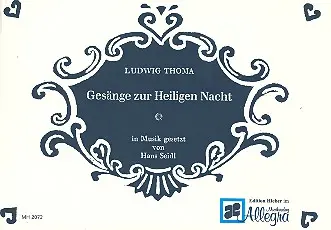 Cover: 9790201720739 | Gesänge zur Heiligen Nacht für Dreigesang, Hackbrett, Zither und...