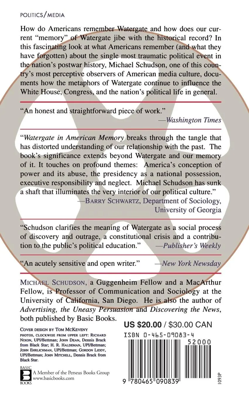 Rückseite: 9780465090839 | Watergate in American Memory | Private Struggles in a Political World