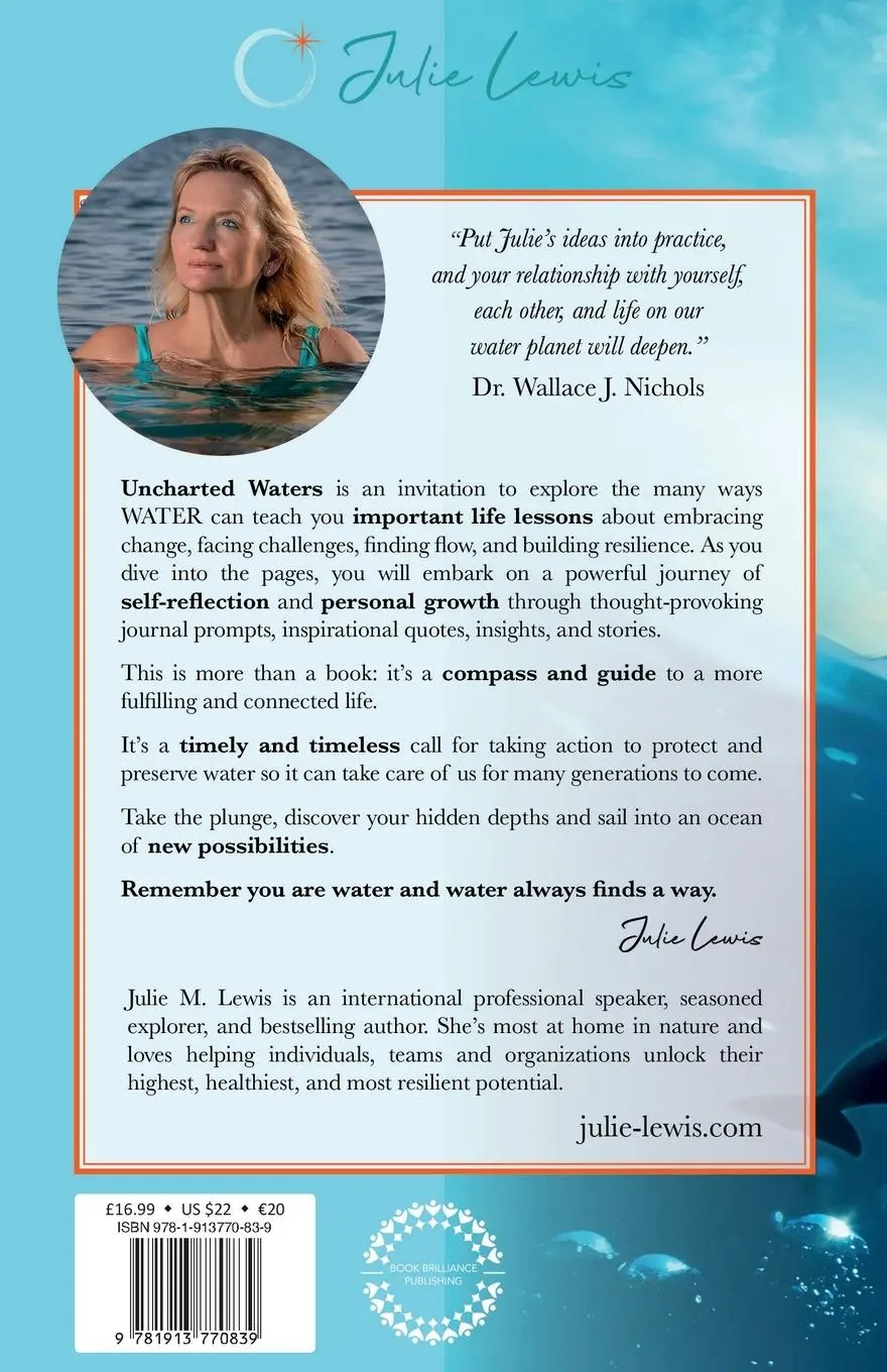 Rückseite: 9781913770839 | Uncharted Waters | Discover Your Hidden Depths | Julie Miles Lewis