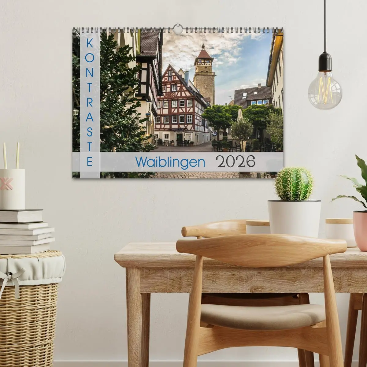 Bild: 9783516030839 | Kontraste Waiblingen (Wandkalender 2026 DIN A3 quer), CALVENDO...
