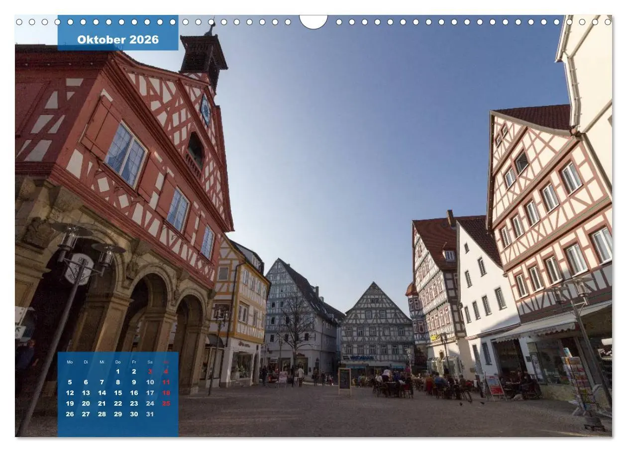 Bild: 9783516030839 | Kontraste Waiblingen (Wandkalender 2026 DIN A3 quer), CALVENDO...